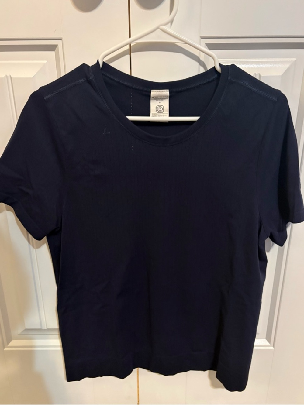 2- Athleta Classic Crewneck Short Sleeve Tops